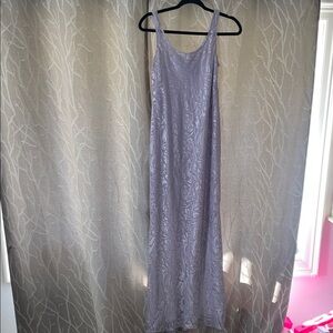 Vintage lavender brocade Laundry by Shelli Segal gown in AMAZING condition ✨